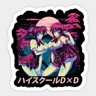 Devilish Delights High School DxD Anime Tribute Tee Sticker